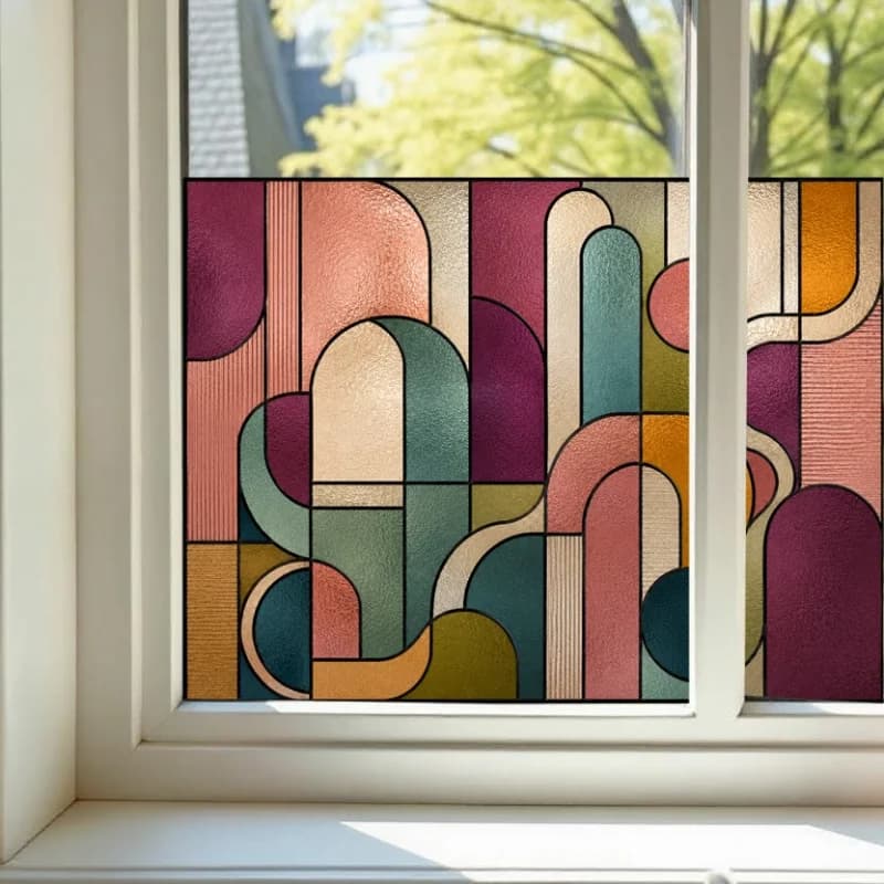 Vitrail Art déco : caractéristiques, motifs et comment l'intégrer chez soi